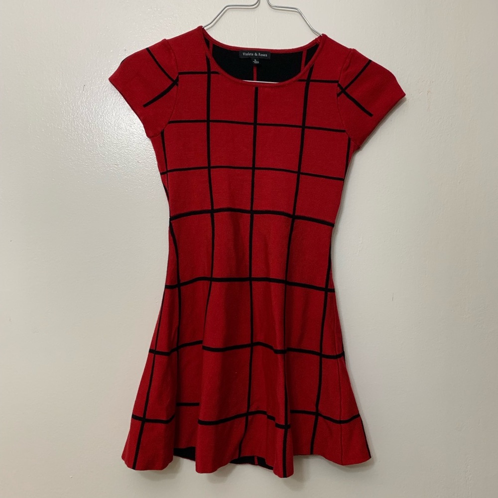 NWOT Girls Fit & Flare Sweater Dress - size small
